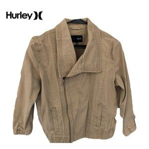 Hurley Cropped Moto Jacket Size S